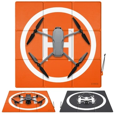 LP570 Drone Landing Pad (3x3 fold) Weighted Double-Sided Waterproof 22.5''/57...