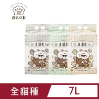 在飛比找PChome24h購物優惠-(4包組)BLOP豆渣男豆腐砂 綠茶 活性碳 7L 2mm 