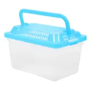 Fish Tank Portable Aquarium Pet Transport Box Baby Child Turtle Small Terrarium