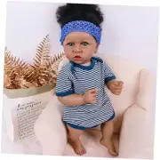 Reborn Baby Dolls Black Girl with Soft Body African American Real Life Babies