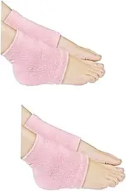 MERRYHAPY 2pcs Moisturizing Heel Socks Vented Heel Sleeves Socks for Women Moisturizing Foot Sleeve