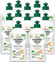 Morning Fresh Ultra Concentrate Botanicals Lemon Myrtle and Mandarin Dishwashing Liquid, 350 ml (Pack of 12)