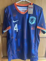 VIRGIL VAN DIJK JERSEY BLUE NETHERLANDS NEW NIKE LARGE