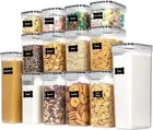 14 PCS Kitchen Storage Containers Set with Airtight Lids for Food Flour Sugar