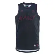 NRL 2025 Basketball Singlet - Manly Sea Eagles - Black - Adult - Mens