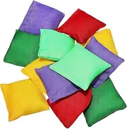 Luxshiny 12pcs Bean Bag Toys for Outdoor Toss Games Interactive Plaything for Boys and Girls Leak Design for Family Fun