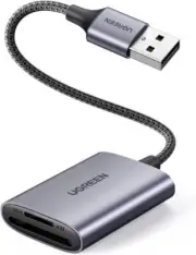 UGREEN USB SD Card Reader USB 3.0 to Micro SD Card Adapter Aluminum Multi 2-In-1