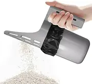 Cat Litter Scooper - Count Litter Waste Bags | Large Capacity Portable Litter Shovel | Portable Sifter Shovel Large Capacity Trash Can Poop Remover For Indoor Outdoor Men Womens