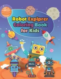 在飛比找博客來優惠-Robot Explprer Coloring Book f