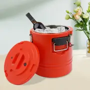 15L/15.85Qt Stainless Steel Insulated Ice Bucket with Lid Insulated Bucket