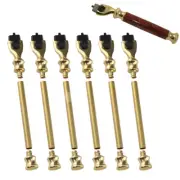 Mach 3 Razor Handle Project Kit - Gold Finish, 6 Pack, Legacy Woodturning