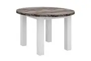 VI Homestead Solid Timber 2 Tone Round Dining Table