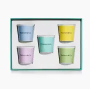 Tiffany & Co. Espresso Cups in Bone China Set of Five NEW IN BOX