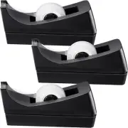 3 Pack Desktop Tape Dispenser Tape Roll Non Skid Base Tape Dispensers for Off...