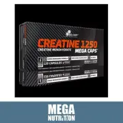 Olimp Creatine Mega Caps 120 Capsules Monohydrate Strength Booster Muscle Gain