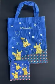 Bandai Gashapon Pokemon Pikachu Mini Tote Bag & Pouch Vol. 4 Capsule Toy Prize