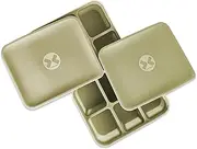 SMART PEPPER Large Ice Cube Tray (Pack of 1) | Safe for Microwave, Freezer, Dishwasher | Kitchen Storage & Organisation | Meal Prep, Lunch Box (Beige)