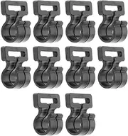 harayaa Set of 10 Camping Tent Pole Hook Hooks Awning Reusable for Travel Backpacking Hiking