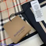 二手 BURBERRY 經典格紋 條紋+最新TB LOGO 三合一 中性款大絲巾 披巾 推薦款