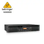 BEHRINGER NX6000D專業PA喇叭功率擴大機(超輕型6000瓦/D類技術/SMARTSENSE揚聲器)