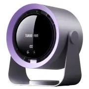Digital Display High Speed Turbine Small Fan Desktop Small Electric Fan Type C Strong Wind Circulating Air 100 Steps Of