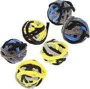 HAPINARY 6pcs Cat Plush Ball Cat Ball Cat Yarn Balls Cat Yarn Ball Cat Balls Cute Balls with Bell Kitten Yarn Balls Small with Bell Cat