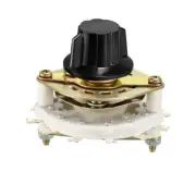 3P3T 3 Pole 3 Position 1 Deck Band Channel Rotary Switch Selector with Knob