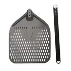 Anodized Pizza Peel with Long Handle 12 inch Turning Peel for Perfect Pizza