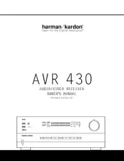 Harman Kardon AVR-430 AV Receiver Owners Manual