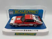 Scalextric Ford Capri Mk. III #27 Belga Spa 1978 1/32 Analog Slot Car C4349
