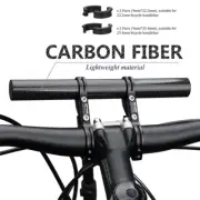 Cycling Handlebar Extension for MTB Carbon Fiber Extender Bicycle Light Holder