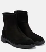 [Gianvito Rossi] Gianvito Rossi Lexington suede ankle boots AU 9 black