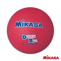 在飛比找momo購物網優惠-【MIKASA】軟橡膠躲避球 紅(3號)