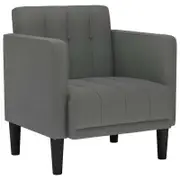 vidaXL Sofa Chair with Armrests Dark Grey 53 cm Fabric single sofa