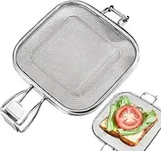 Sandwich Press Tool - Electric Griddle Indoor Smokeless | Stainless Steel Panini Gill Press | Baking Mesh Mold with A Circular Design for Hot Dogs, Sandwiches, Breads, Toasties
