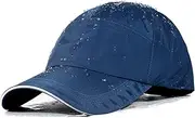 [Lvaiz] Mens Waterproof Golf Baseball Cap Windproof Breathable UPF50+ Outdoor Caps for Women Sport Adjustable Tennis Reflective Hat
