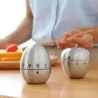 60 Minutes Visual Egg Shaped Kitchen Timer Reminder Countdown Alarm Clock