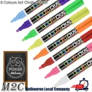 Branded 8 Colours Liquid Chalk Marker Painting Pens LED Note Board Glass Window