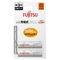 在飛比找利百代網路商城優惠-Fujitsu 3號低自放充電電池 2入卡裝