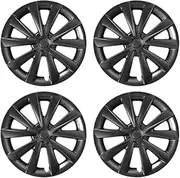 4PCS Compatible with Model 3 (2017-2023) 18 Inch Blade Wheel Cover Hubcaps Whirl Cap Rim Cover Replacement Wheel Cap Accessories Compatible with Tesla