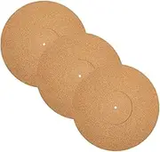 Turntable Pads Pcs Record Player Plate Mats Cork Vibration Damping Anti-Static Slip Mats