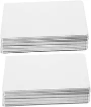 PLAFOPE Blank Metal Name Cards 200pcs Sublimation Blanks 0.21mm Thick Aluminum DIY Business Cards