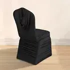 Chair Cover Detachable Decorative Lint Free Anti-slip Dining Chair Dustproof
