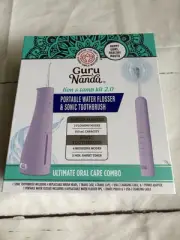 Lion & Lamb Kit 2.0, Electric Toothbrush with Water Flosser Combo, 4 Jet Tips