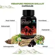 Pure 100% Himalayan Shilajit,Soft Resin,Organic,Extremely Potent, 60C, Pack of 5