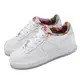 Nike 耐吉 童鞋 Air Force 1 Low GS 女鞋 大童 白 全白 皮革 果凍底 休閒鞋 AF1 FN8912-111