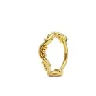 18K Gold Vermeil Nose Ring with Clicker Closure Unique Jewelry Rare Gift For Her