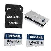 CNCANIL 64GB Micro SD Card for Nintendo-Switch, GoPro, Wyze, Dash Cam,