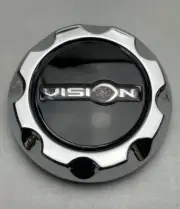 Vision Chrome Snap In Wheel Center Cap C375-SPR-V