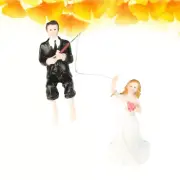 Bride Groom Cake Topper Wedding Figurine Romantic Bridegroom